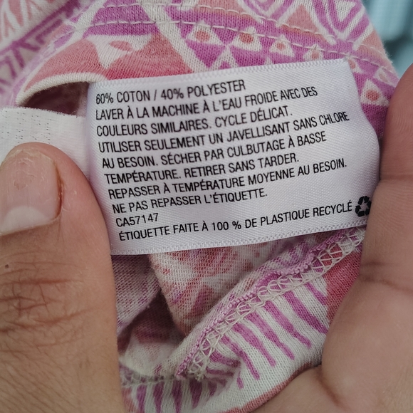 Mossimo Supply Co. Pink Tribal Tee - Picture 4 of 5